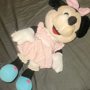 Vintage 80's Minnie Mouse Plush Toy